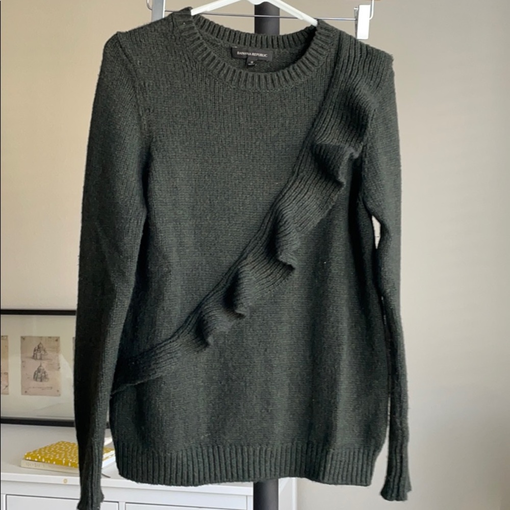 Banana Republic Sweater with Ruffle